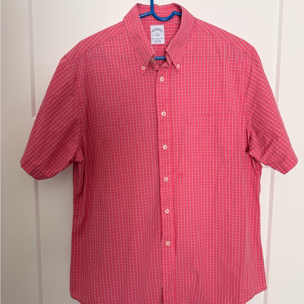 Brooks Brothers Red Checkered Casual Shirt